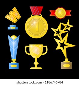 Award-Vektorgrafik einzeln auf weißem Hintergrund