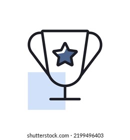 Award vector isolated icon. Pet animal sign. Graph symbol for pet and veterinary web site and apps design, logo, app, UI