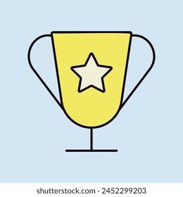 Award vector isolated icon. Pet animal sign. Graph symbol for pet and veterinary web site and apps design, logo, app, UI