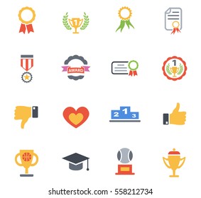 award web icons for user interface design