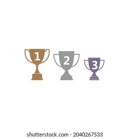 Award winner icon design template vector