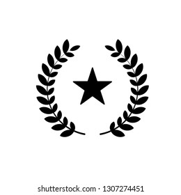 Award Winner Icon. Winner Flat Icon. Win Medal Illustration. Reward Sign Symbol. Achievement Sign, First Place Isolated, Winning Competition Vector.	
