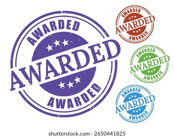 Award Winning Stamps Four Color Achievement Seals