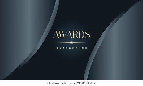 Awarding the nomination ceremony luxury black wavy background. Wedding entertainment night. Elegant luxury shine modern template certificate.