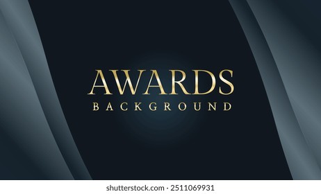 Awarding the nomination ceremony luxury black wavy background. Wedding entertainment night. Elegant luxury shine modern template certificate.

