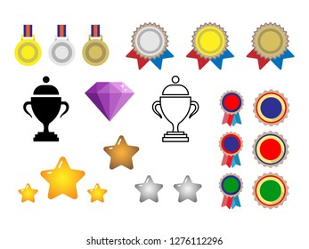 awards achievement icons
