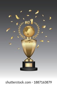 
Ceremonia de premios de diversos concursos, trofeo de premio del concurso