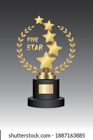 
Ceremonia de premios de diversos concursos, trofeo de premio del concurso