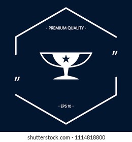 Awards Champions Cup icon with star