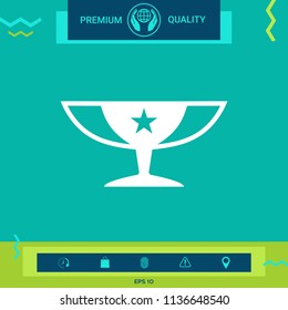 Awards Champions Cup icon with star