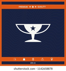 Awards Champions Cup icon with star