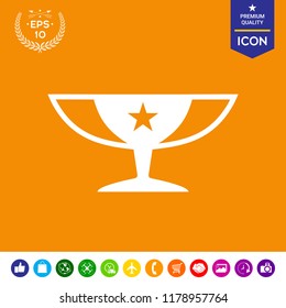 Awards Champions Cup icon with star