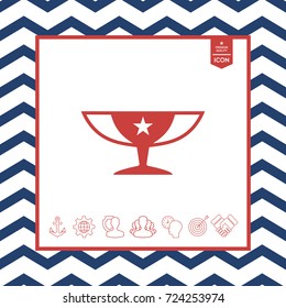 Awards Champions Cup icon with star
