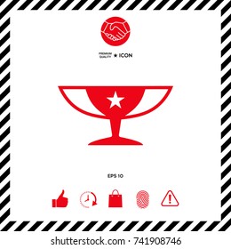 Awards Champions Cup icon with star