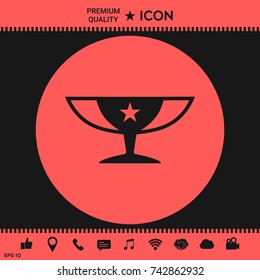 Awards Champions Cup icon with star