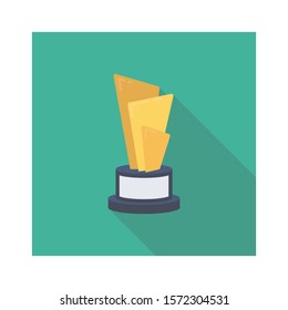 awards flat icons for cup  & achievement 
