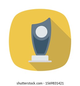 awards flat icons for  cup and  award 