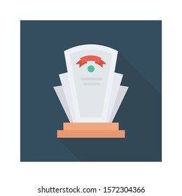 awards flat icons for  cup  & award