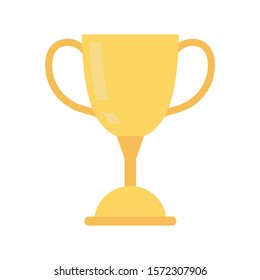 awards flat icons for cup & award 