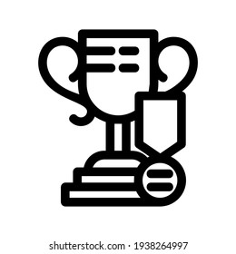 icono de premios o logotipo símbolo de signo aislado ilustración vectorial de alta calidad estilo negro iconos vectoriales

