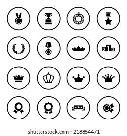 Awards icon set
