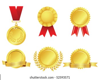 Awards icon set