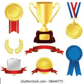 Awards icon set