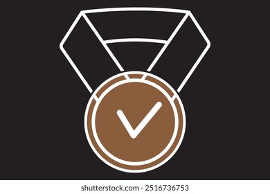 Awards icon vector set. trophy illustration sign collection. winner symbol.