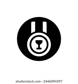 Auszeichnungen Symbol Vektorgrafik. Trophäe Illustration Zeichen. Gewinner Symbol.