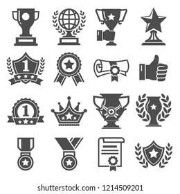 Awards Icons Vector