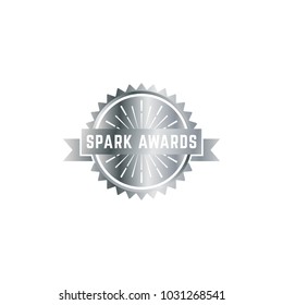 Awards Label Design Vector Template