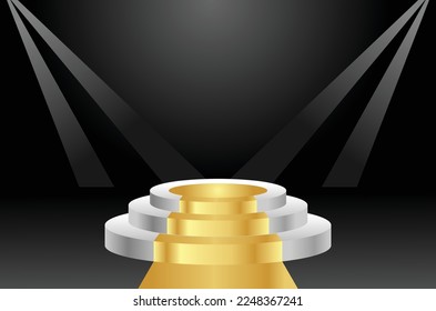 Awards Podium Zeremonie Gradient Luxus Hintergrund