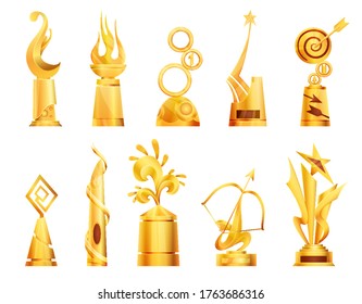 Awards and trophy cups. Triumph sport awards and
