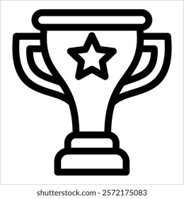 Awards Trophy Icon Element For Design