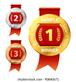 Awards. Vector.