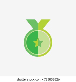 Award,sticer icon.Flat design.