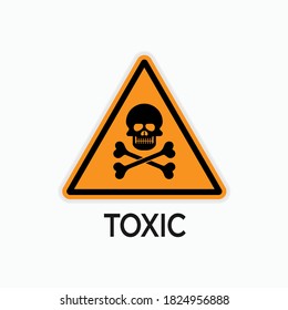 Poison Sign Vector Icon Stock Vector (Royalty Free) 747441217