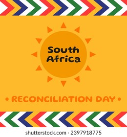 Awareness banner for The Day of Reconciliation in South Africa