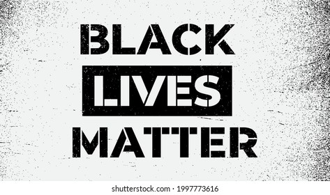 awareness campaign against racial discrimination black lives matter concept social problems of racism