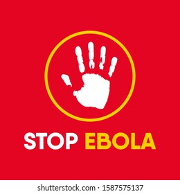 Awareness Campaign on the theme of End to Ebola Virus, Vector Illustration.