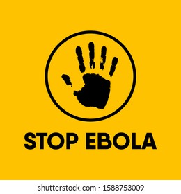 Awareness Campaign on the theme of End to Ebola Virus, Vector Illustration.