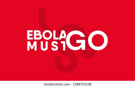 Awareness Campaign on the theme of End to Ebola Virus, Vector Illustration.