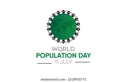 awareness campaign for world population day, world population day vector illustration, world population day banner theme