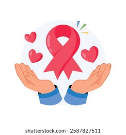 Awareness Concepts Style illustrations. EPS 10 File stock illustration