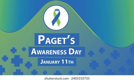 Paget’s Awareness Day vector banner design. Happy Paget’s Awareness Day modern minimal graphic poster illustration.