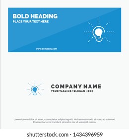 Awareness, Ear, Hear, Hearing, Listen SOlid Icon Website Banner and Business Logo Template