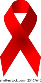 awareness for health red ribbon