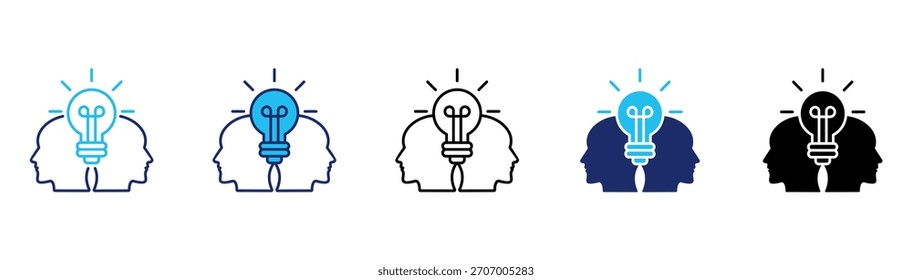 Paquete de iconos de concienciación en varios estilos