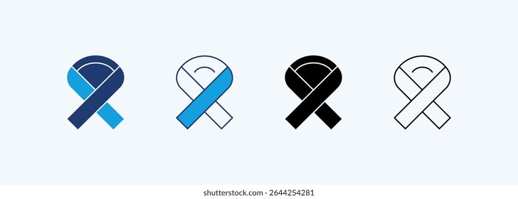 Awareness Icon Set Multiple Style Collection