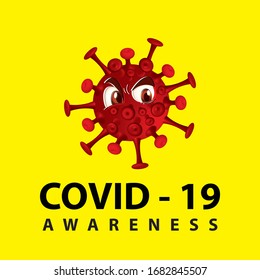 Awareness of prevention COVID - 19 Coronavirus . Taken in advance to prevent spreading Covid - 19. vector image.